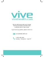 Preview for 6 page of Vive LVA1034 User Manual