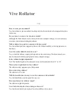 Preview for 1 page of Vive MOB1010RED Faq