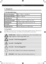 Preview for 5 page of VIVESS WK10001E Manual