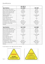 Preview for 4 page of Vivid Matrix 530DP Product Instruction Manual