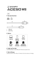 VIVIFY ACESO W10 Quick Start Manual preview