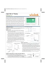 Preview for 1 page of Vivint Glance Display Quick Reference