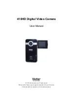 Vivitar 410HD User Manual preview