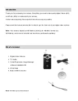 Preview for 3 page of Vivitar 410HD User Manual