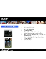 Vivitar CS-1226 Specifications preview