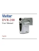 Vivitar DVR-200 User Manual preview