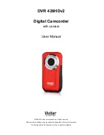 Vivitar DVR 426HD User Manual preview