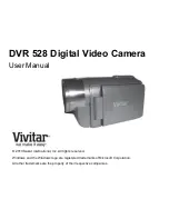 Vivitar DVR 528 User Manual preview