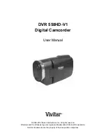 Предварительный просмотр 1 страницы Vivitar DVR 558HD-V1 User Manual