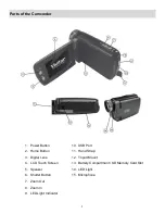 Предварительный просмотр 4 страницы Vivitar DVR 578HD User Manual
