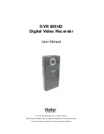 Vivitar DVR 805HD User Manual предпросмотр