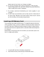 Preview for 8 page of Vivitar DVR 820HD Owner'S Manual