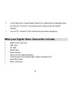 Preview for 5 page of Vivitar DVR 830XHD Owner'S Manual