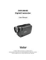 Vivitar DVR 859HD User Manual preview