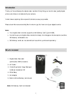 Предварительный просмотр 3 страницы Vivitar DVR 880HDv2 User Manual