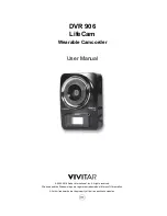 Vivitar DVR 906 lifecam User Manual preview