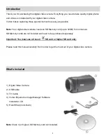 Preview for 3 page of Vivitar DVR 910HD User Manual