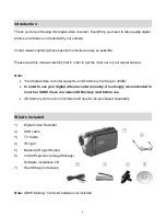 Preview for 3 page of Vivitar DVR 920HDV2 User Manual