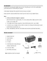 Preview for 3 page of Vivitar DVR 960HDv2 User Manual