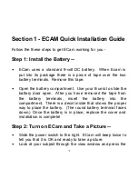 Preview for 2 page of Vivitar ECam User Manual