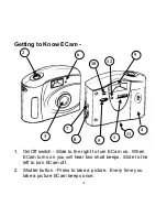 Preview for 4 page of Vivitar ECam User Manual