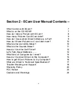 Preview for 6 page of Vivitar ECam User Manual