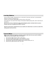 Preview for 7 page of Vivitar Freelance VS17G User Manual