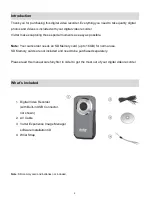 Preview for 3 page of Vivitar iTwist DVR 613HD User Manual