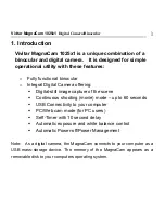 Preview for 3 page of Vivitar MagnaCam 1025x1 Digital Camera/Binocular Instruction Manual