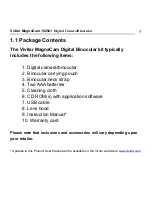 Preview for 4 page of Vivitar MagnaCam 1025x1 Digital Camera/Binocular Instruction Manual