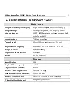 Preview for 5 page of Vivitar MagnaCam 1025x1 Digital Camera/Binocular Instruction Manual