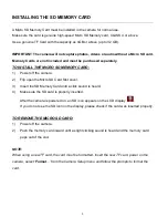 Preview for 6 page of Vivitar VIV-CV-1632 User Manual