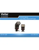 Предварительный просмотр 1 страницы Vivitar VIV-DF-3000 User Manual