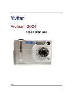 Preview for 1 page of Vivitar Vivicam 2005 User Manual