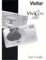 Preview for 1 page of Vivitar Vivicam 2850 User Manual