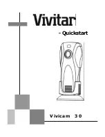 Preview for 1 page of Vivitar Vivicam 30 Quick Start Manual