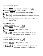 Preview for 11 page of Vivitar Vivicam 30 Quick Start Manual