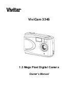 Preview for 1 page of Vivitar ViviCam 3345 Owner'S Manual