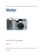 Preview for 1 page of Vivitar Vivicam 3725 User Manual