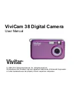 Vivitar ViviCam 38 User Manual preview