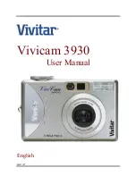 Preview for 1 page of Vivitar Vivicam 3930 User Manual