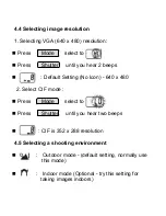 Preview for 12 page of Vivitar ViviCam 5 User Manual