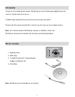 Preview for 3 page of Vivitar ViviCam 5019 User Manual