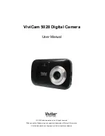 Preview for 1 page of Vivitar VIVICAM 5028 User Manual