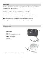 Preview for 3 page of Vivitar ViviCam 5119 User Manual