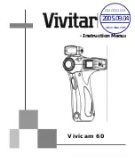 Preview for 1 page of Vivitar Vivicam 60 Instruction Manual