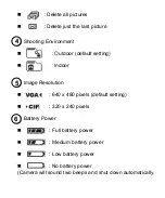 Preview for 8 page of Vivitar Vivicam 60 Instruction Manual