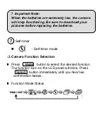 Preview for 9 page of Vivitar Vivicam 60 Instruction Manual