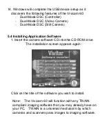 Preview for 22 page of Vivitar Vivicam 60 Instruction Manual