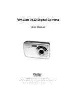 Vivitar ViviCam 7022 User Manual preview